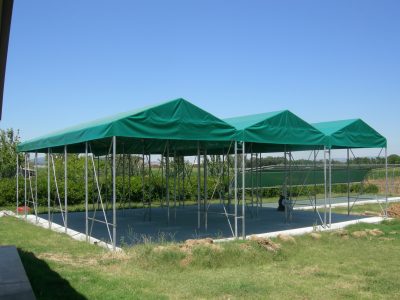 Copertura camper modulare montata a Bastia