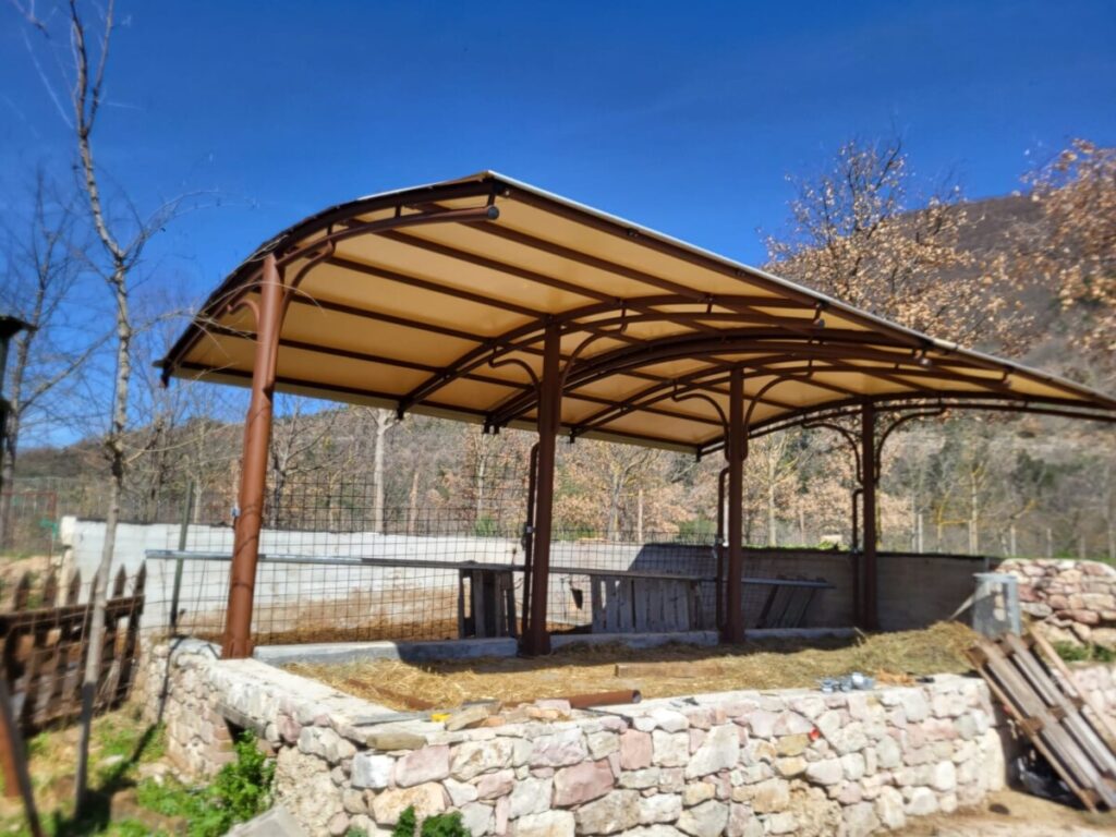 Struttura modello ombrello impermeabile ombrello pvc verniciato