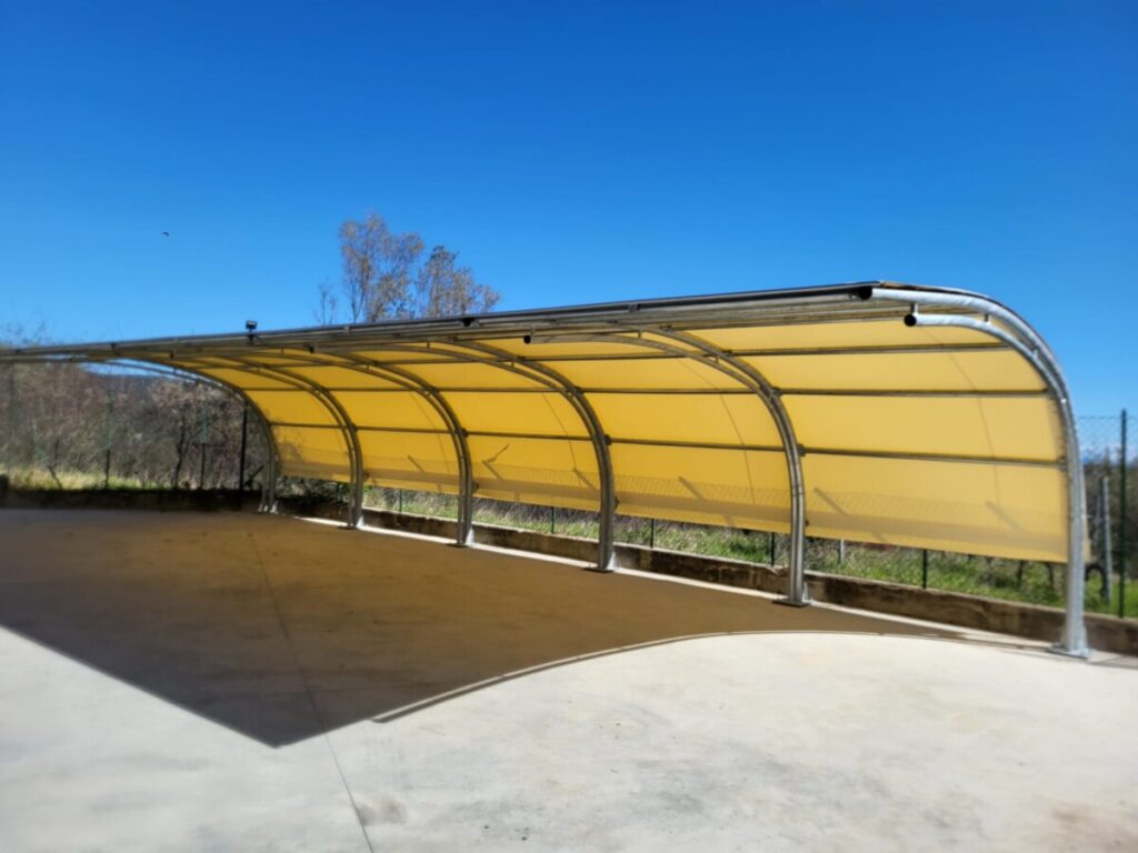 Strutture modello impermeabile struttura pvc mt 125