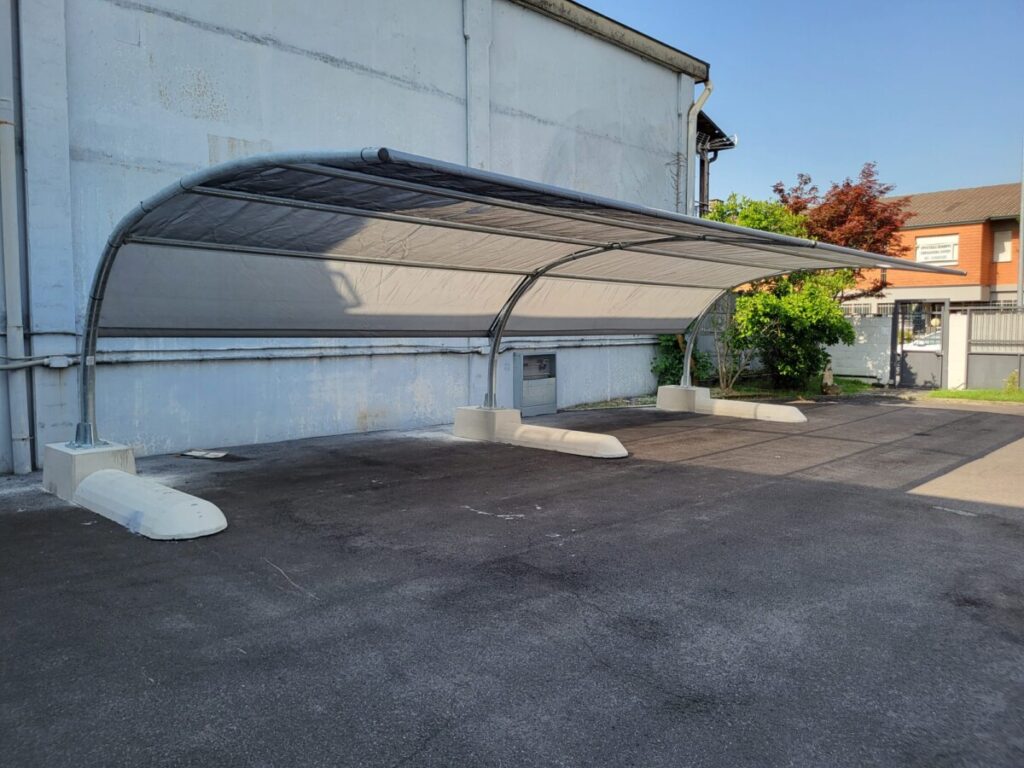 Pensilina ombreggiante 4 posti auto ombreggiante 11x45 1