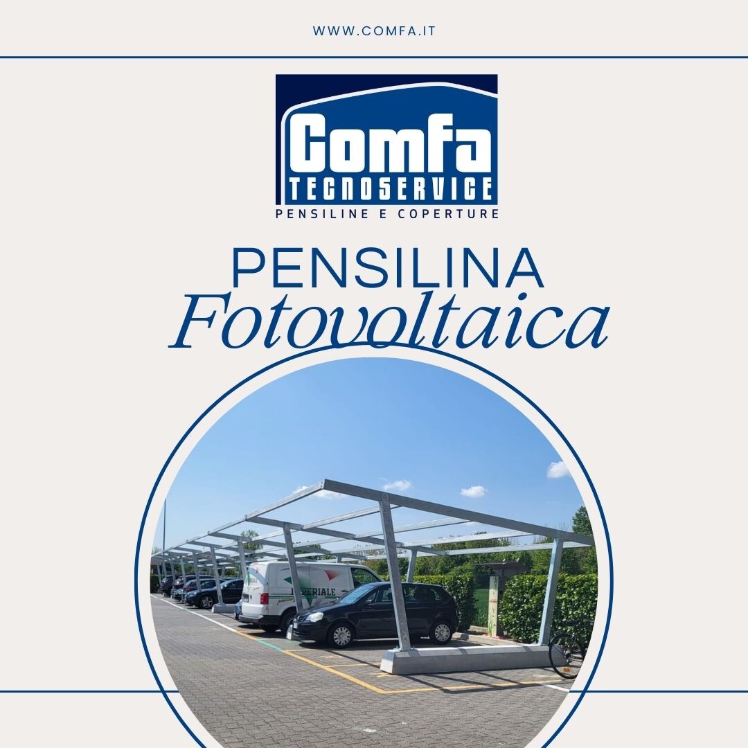 pensilina fotovoltaica