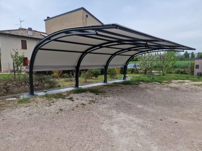 Pensilina modello impermeabile verniciata