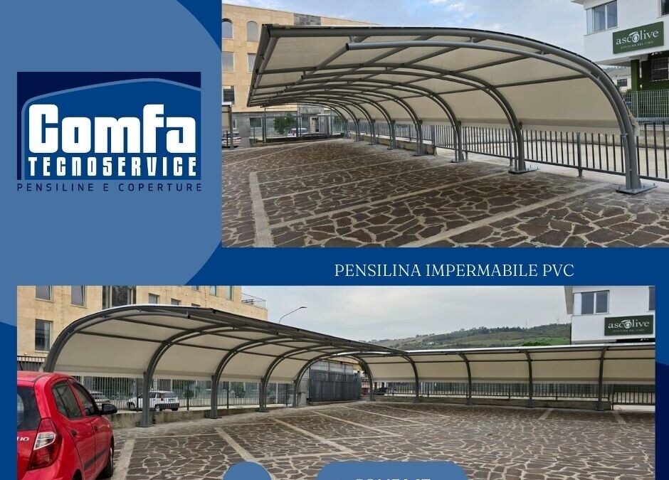 Pensilina impermabile zincata a caldo