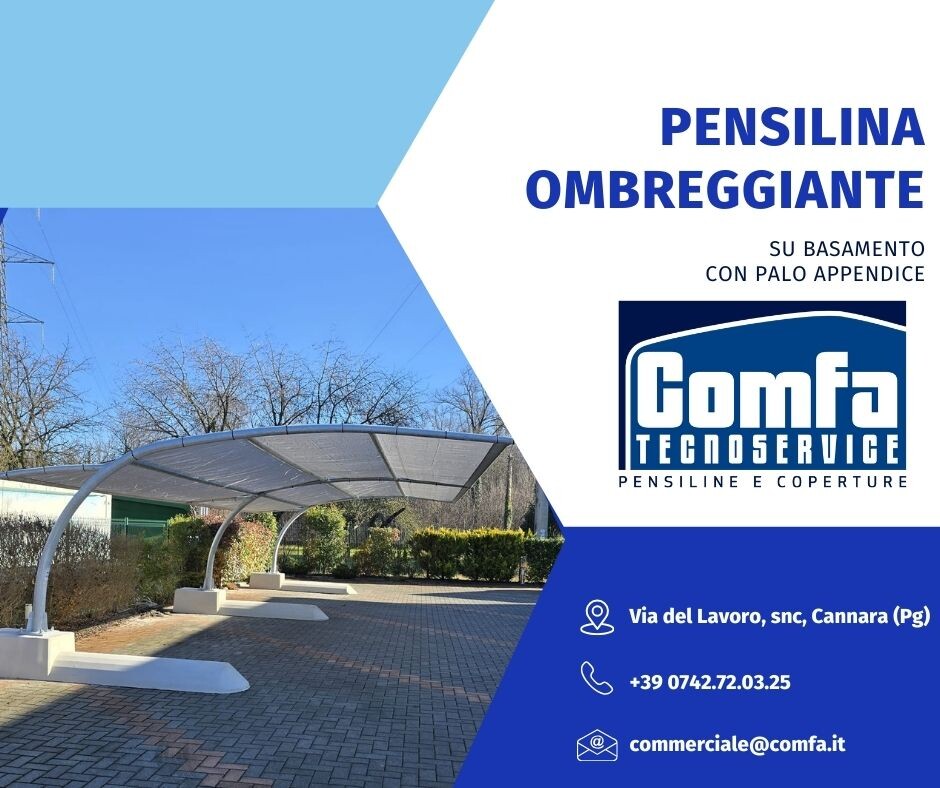 PENSILINA OMBREGGIANTE su basamento