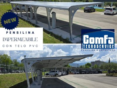 Pensilina impermeabile novita telo pvc 818de