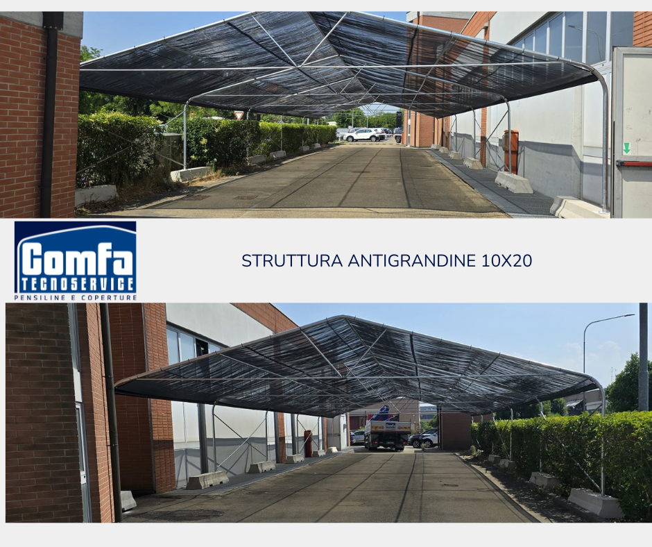 Struttura antigrandine 10 x 20 Mt. — COMFA Tecnoservice