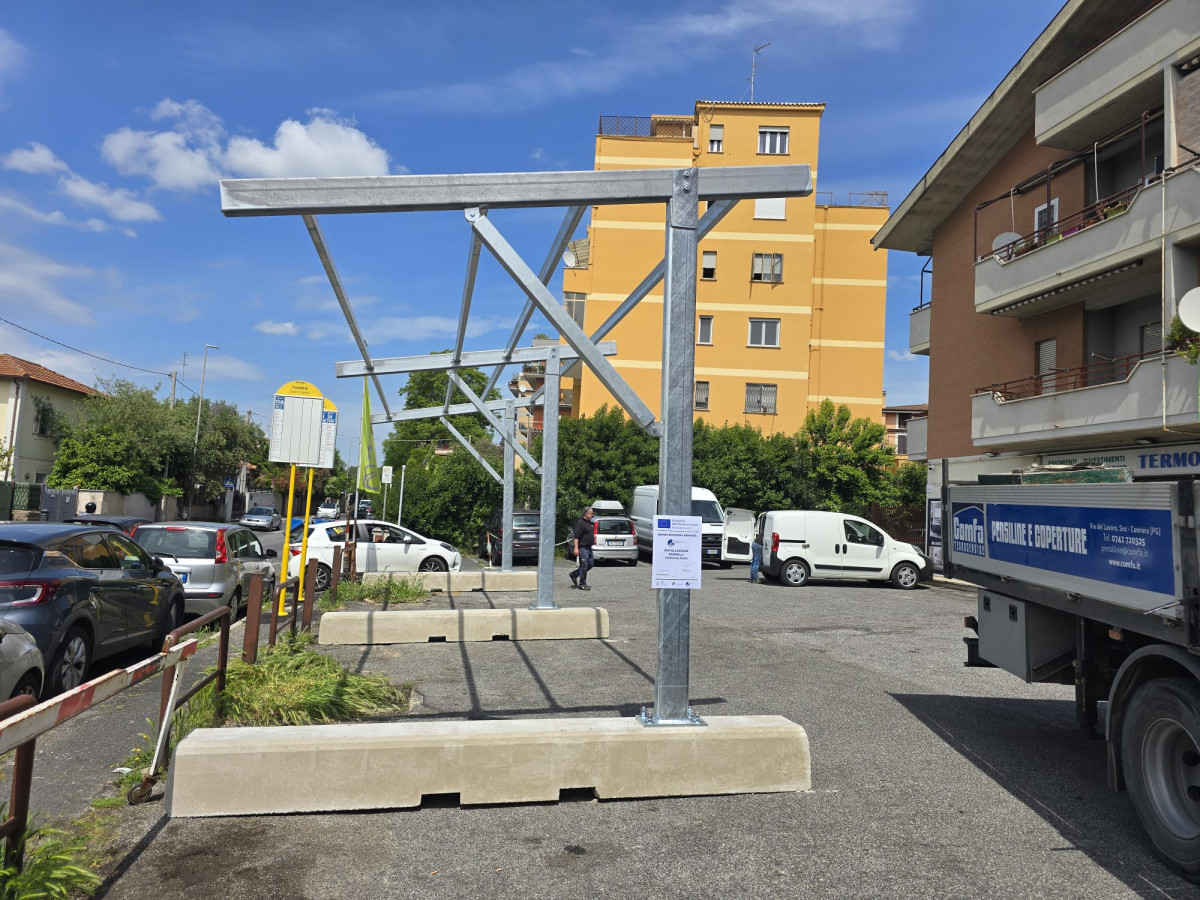 Pensilina modello a sbalzo sbalzo 11x4 1